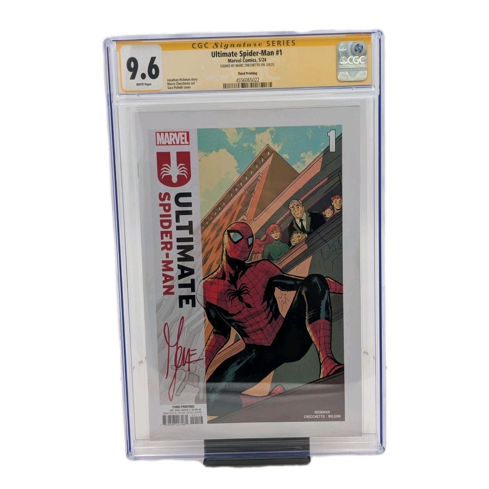 Ultimate Spider-Man #1 (2024) 3rd Print‎ CGC 9.6 SS Checchetto Signed Marvel